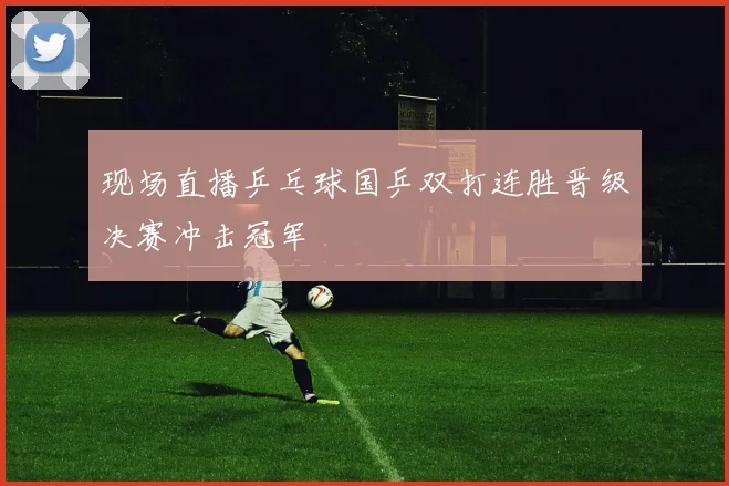 现场直播乒乓球国乒双打连胜晋级决赛冲击冠军