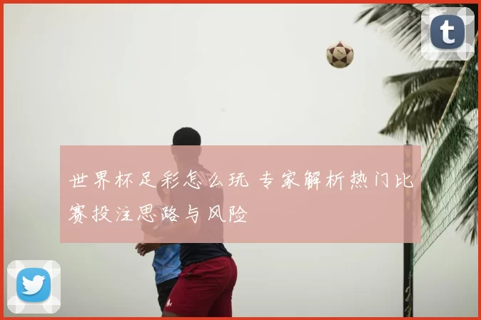 世界杯足彩怎么玩 专家解析热门比赛投注思路与风险